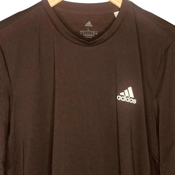 Adidas Men's Aeroready Black Pullover Long Sleeve Shirt - Picture 2 of 9